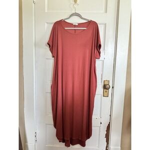 Entro Women's Plus Size 2x Terra dress casual boho lightweight beach w/ pockets